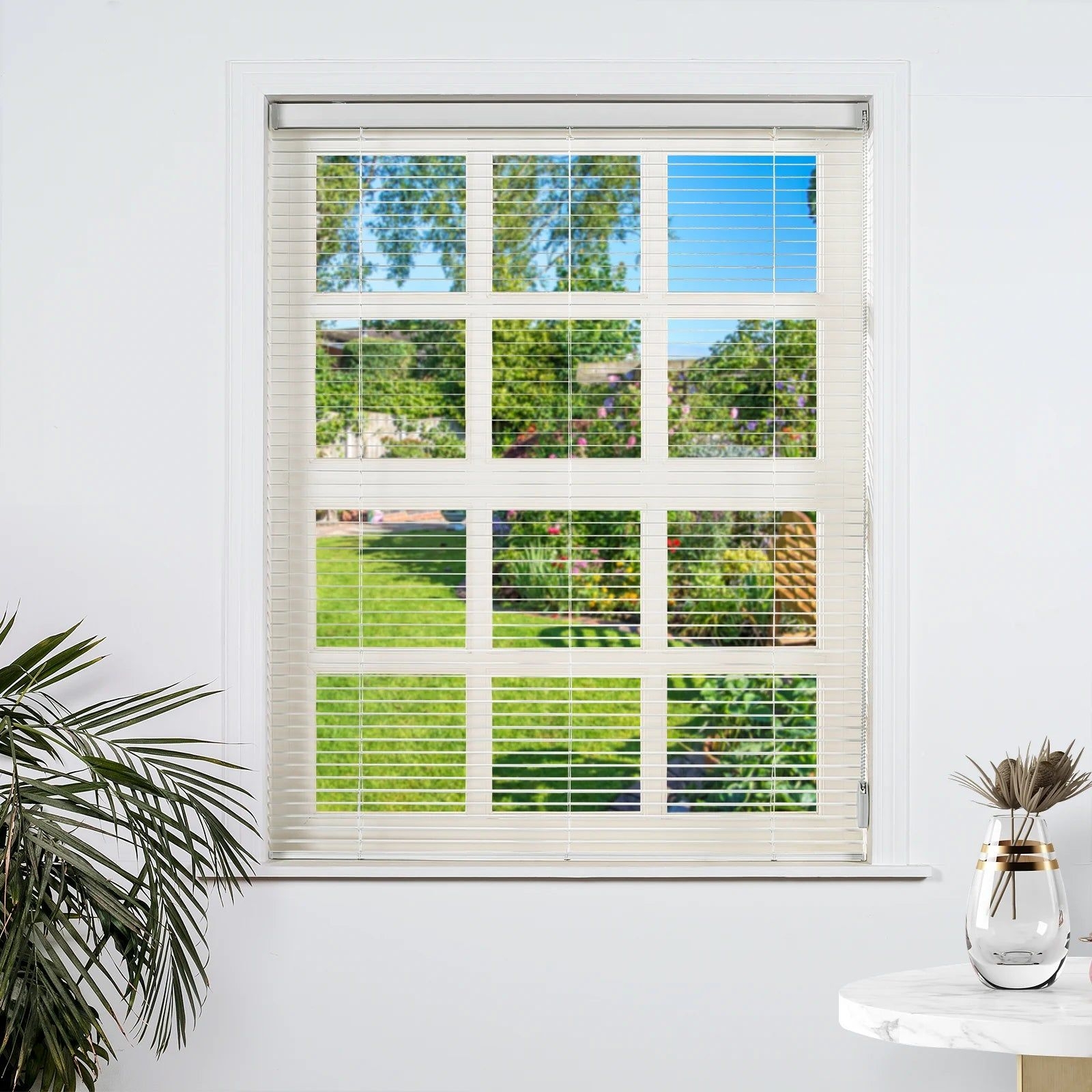 Loma Aluminum Blinds Cord Lift - Blanc De Blanc