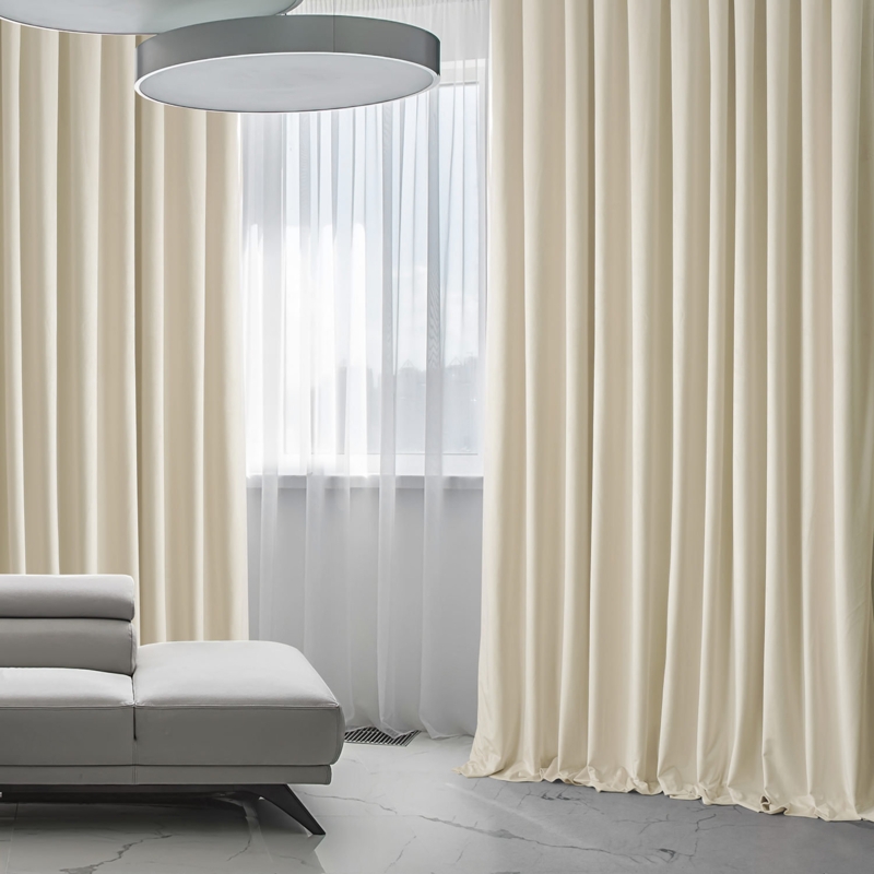Loria Plush Velvet Curtains for Bedroom - Blackout Curtains for Living Room Window Single Panel