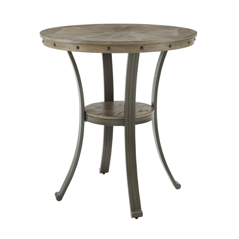 Luker 36" Round Wood Pub Table