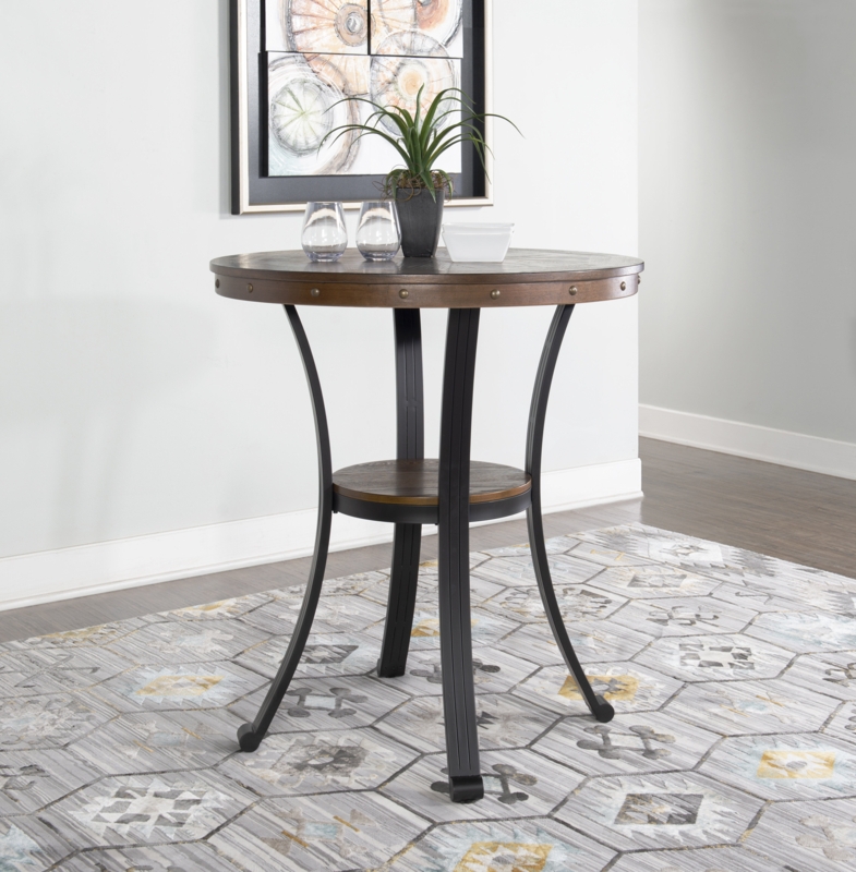 Luker Nailhead Trim Pub Table