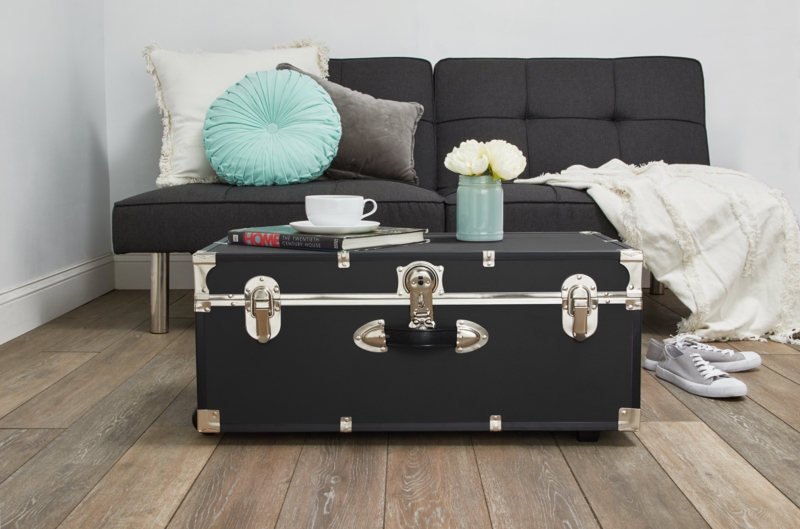 Lynne Manufactured Wood Camp Trunk / Footlocker