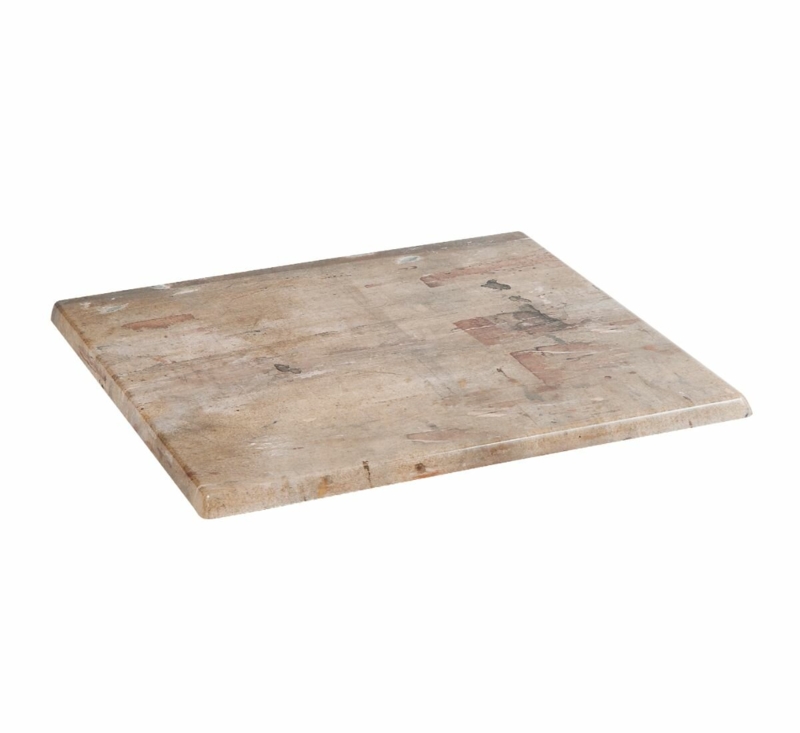 Manufactured Wood Square Beveled Edge Table Top