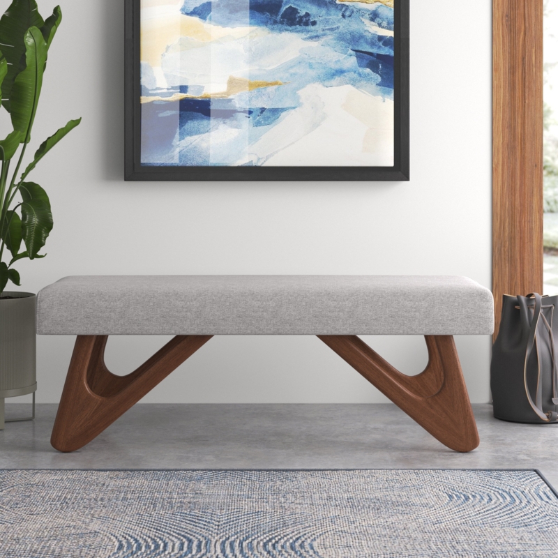 Mardella Polyester Upholstered Bench