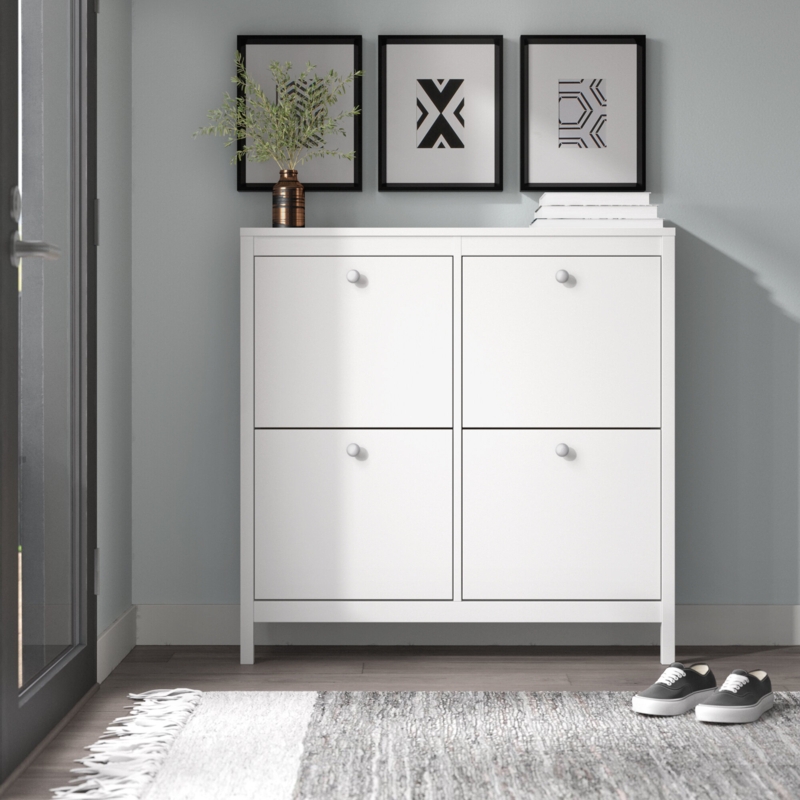 Mchone 16 Pair Shoe Storage Cabinet