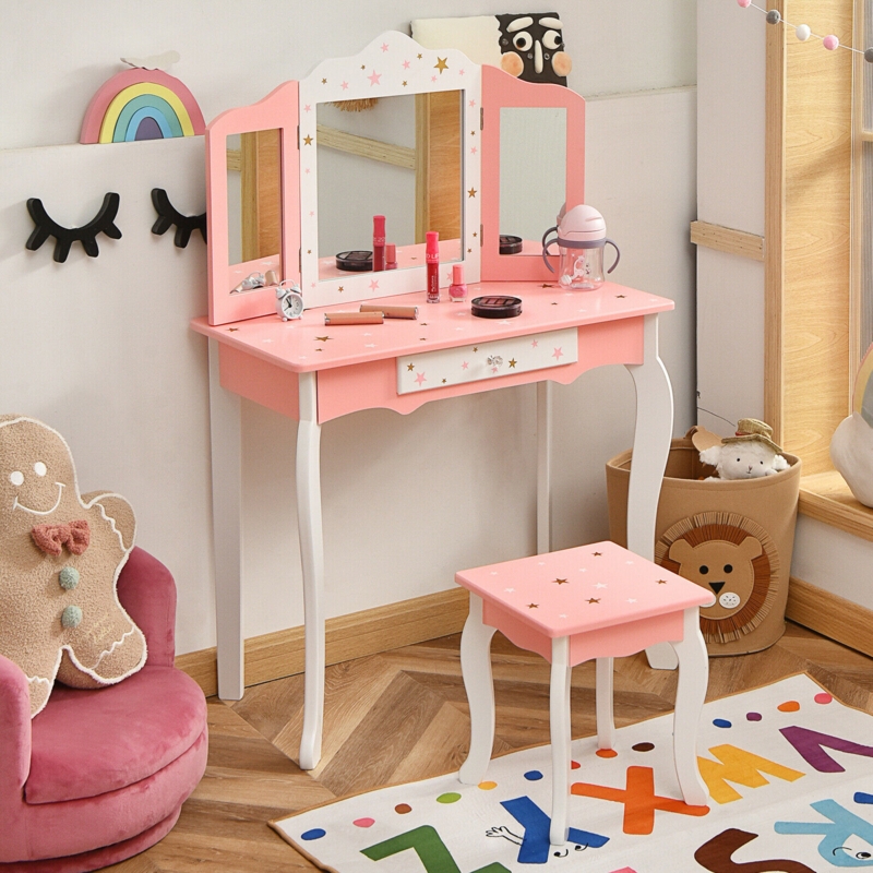 McMillan Kids Vanity Set with Mirror