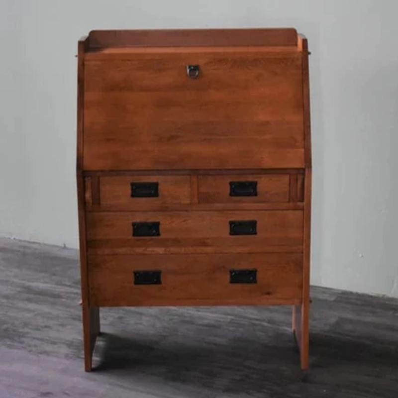 Middendorf Solid Wood Secretary Desk