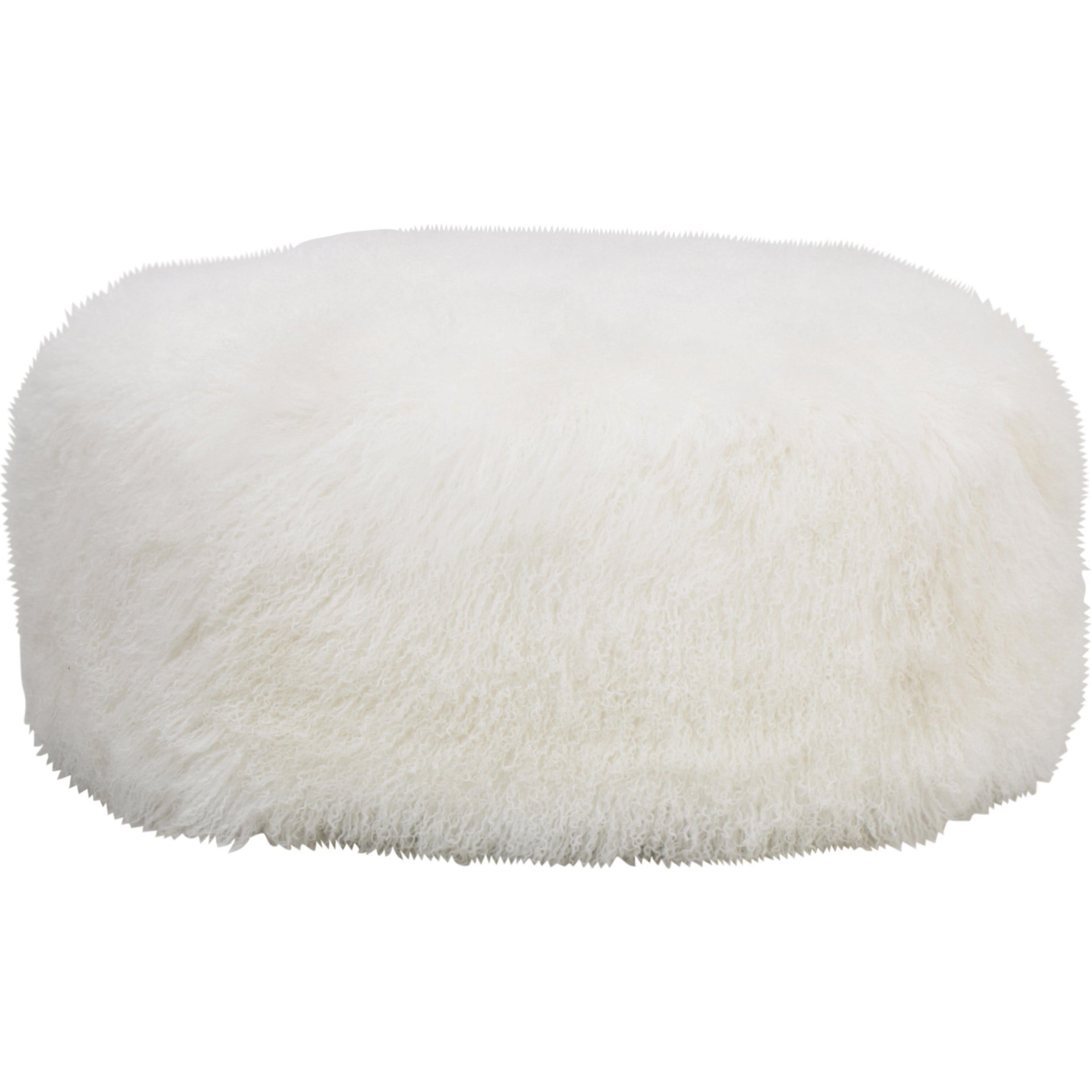 Mongolian Round Ottoman - Natural