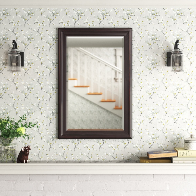 Mora Traditional Beveled Accent Mirror