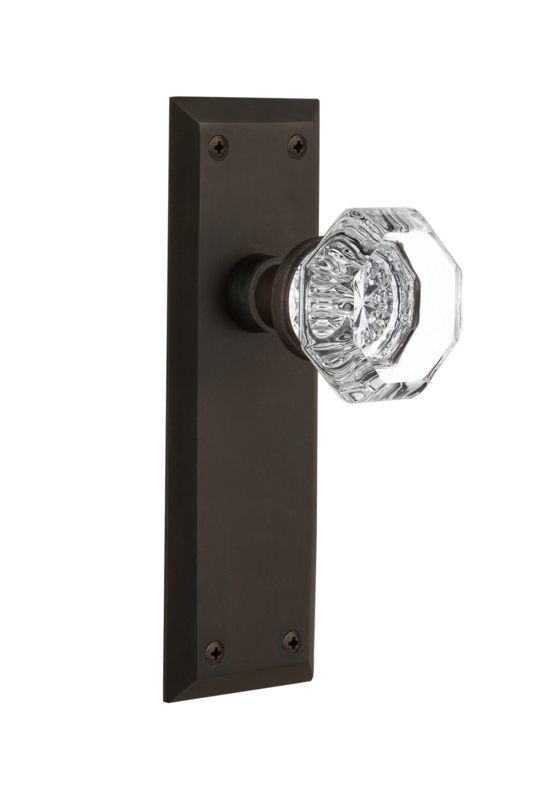 New York Plate with Waldorf Door Knob