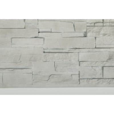 Novik Dry Stacked Stone 41-1/2 in. x 13-1/8 in. Travertine Vinyl Siding (10-Pack)