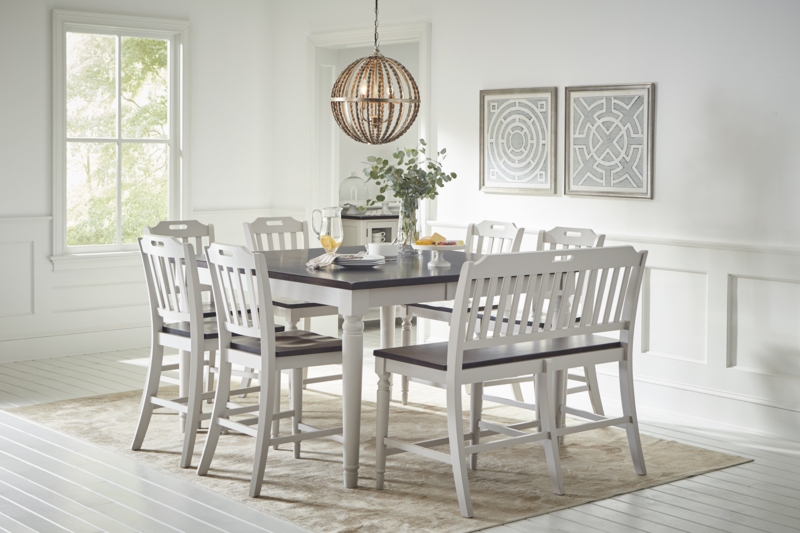 Olavo 8 - Piece Extendable Solid Wood Dining Set