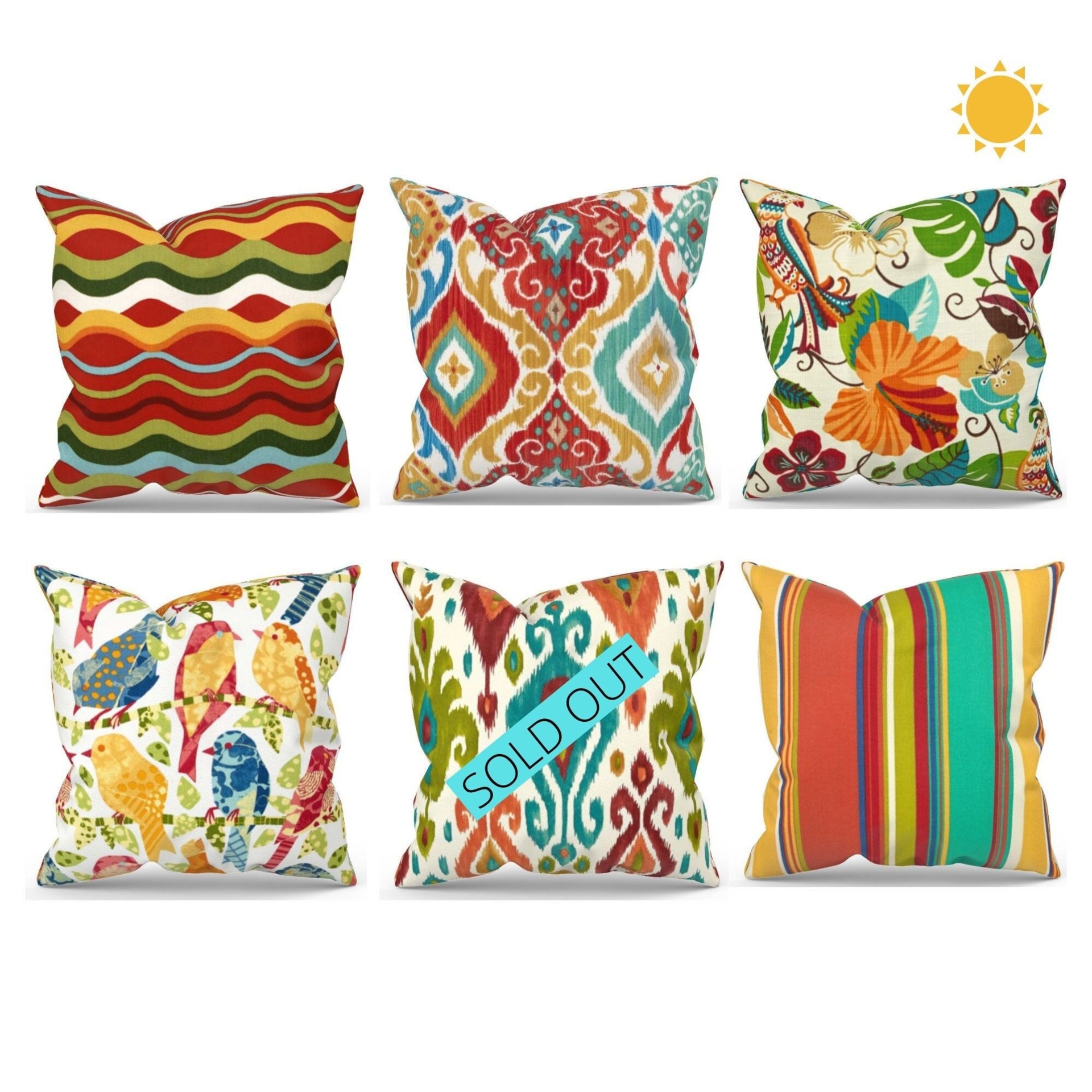 Outdoor Pillow Covers, Outdoor Decor, Outdoor Cushions, Patio Pillow, Patio Decor, Patio Cushions, Richloom Fabrics, Tropical Outdoor Fabric
