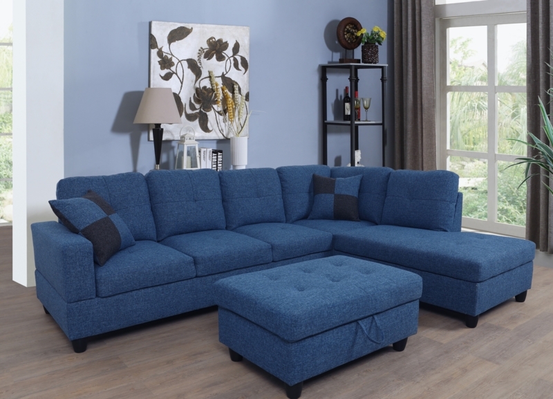 Palmer Square 3 - Piece Upholstered Sectional