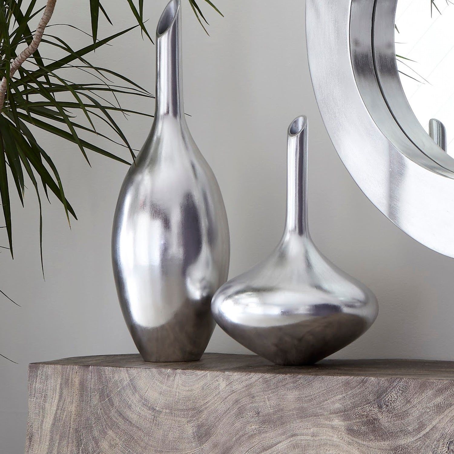 Phillips Collection Julian Vase - silver