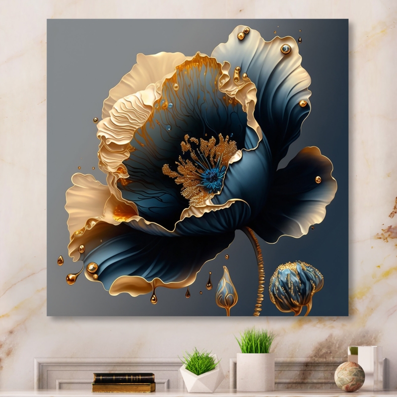 Plants & Flowers Wall Decor on Metal