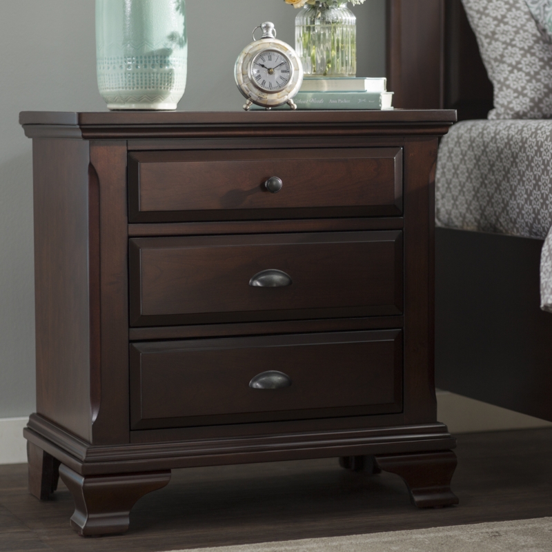 Plattsburgh Solid Wood Nightstand