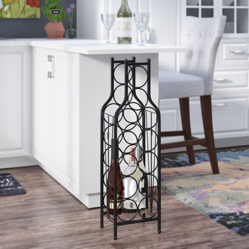 Raishon 12 Bottle Floor Wine Bottle Rack