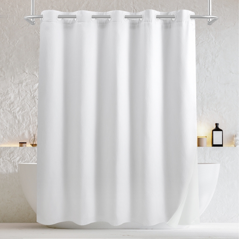 Rakiem Shower Curtain with Liner Included