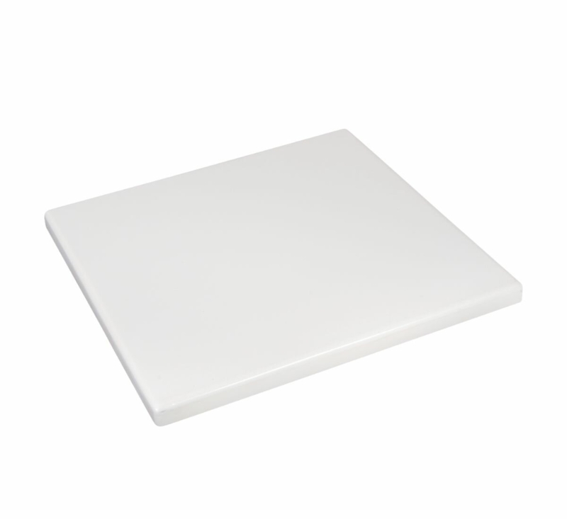 Resin Rectangular Beveled Edge Table Top