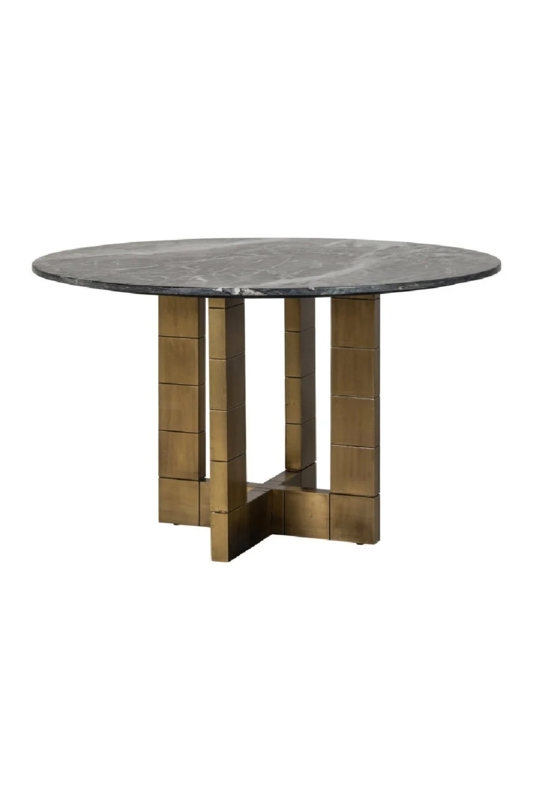 Round Marble Top Dining Table