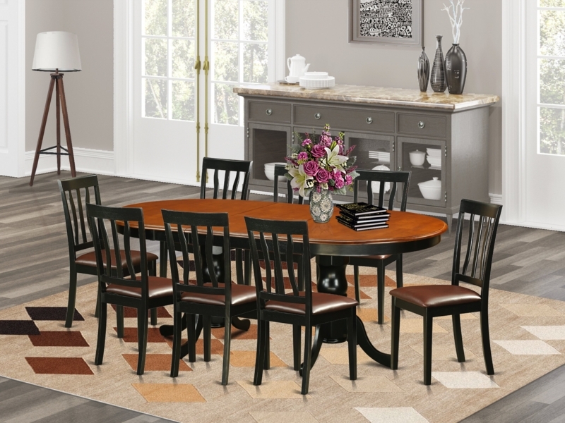 Ruhlman Extendable Solid Wood Double Pedestal Dining Set