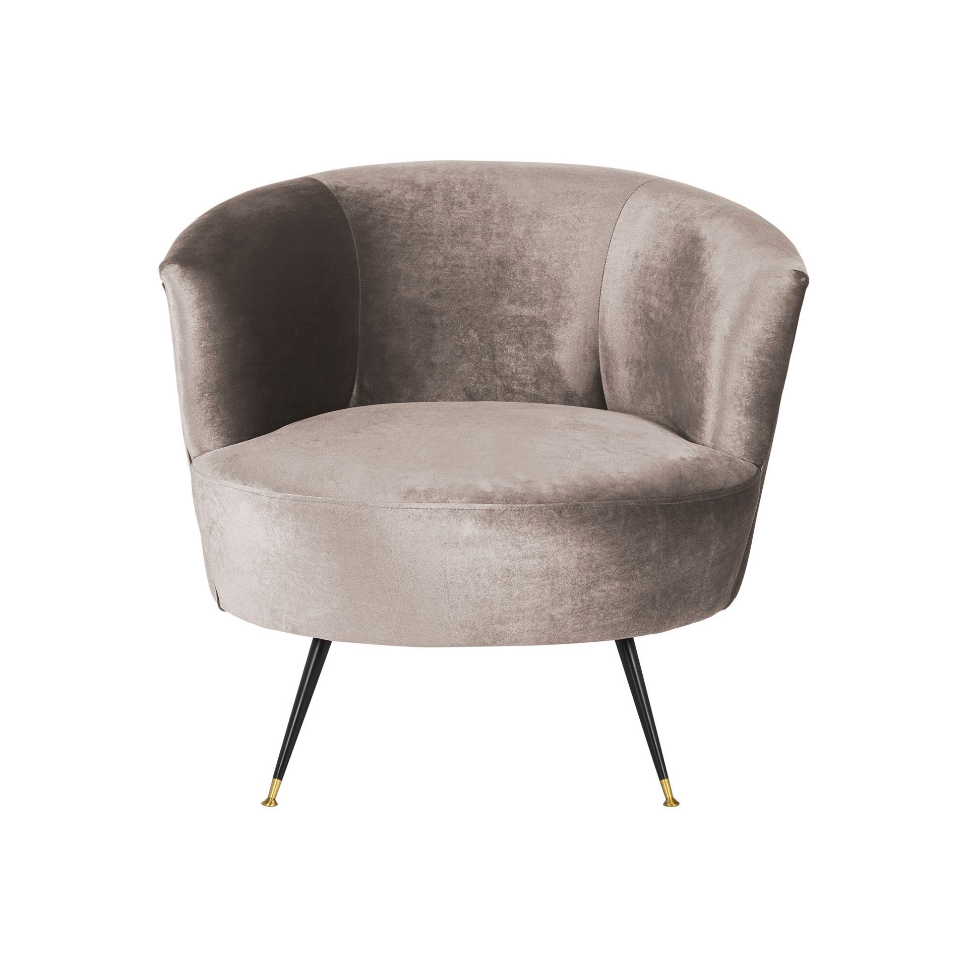 Safavieh Arlette Velvet Retro Mid-Century Accent Chair, Brown