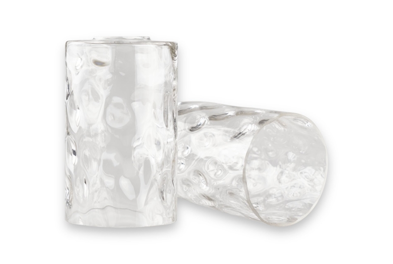 Sanami 6.5'' H Glass Drum Lamp Shade (Set of 3)