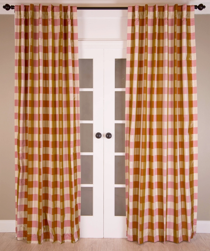 Silk Room Darkening Curtain Panel