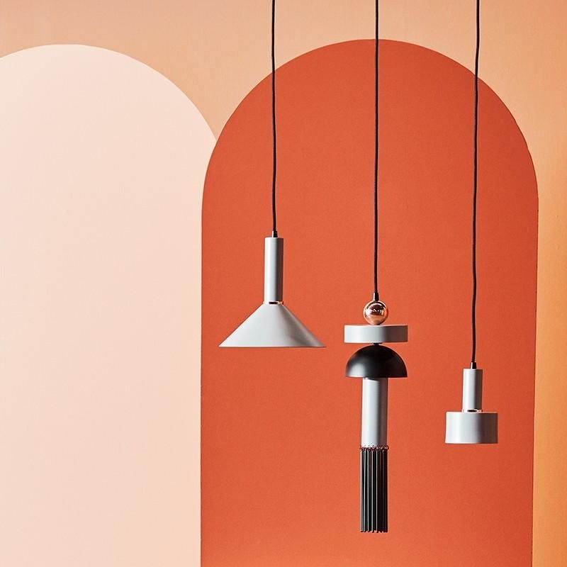 Simona Pendant Lighting - Concrete Grey