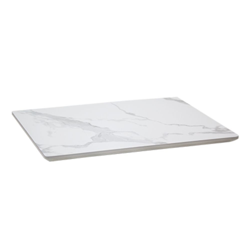Sintered Stone Square Beveled Edge Table Top
