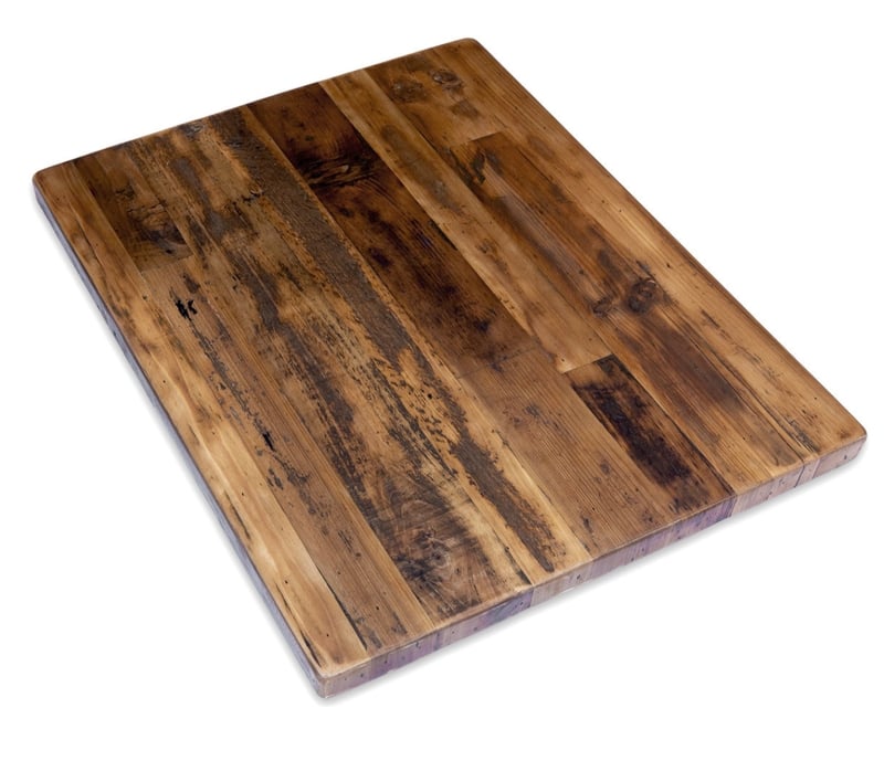 Solid Wood Beveled Edge Table Top