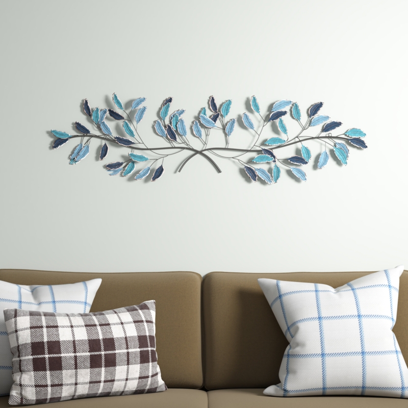 Traditional Plants u0026 Flowers Wall Decor on Metal
