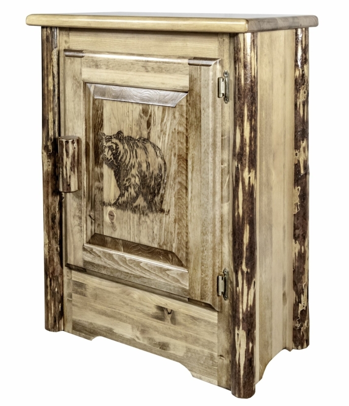 Tustin Solid Wood Accent Cabinet
