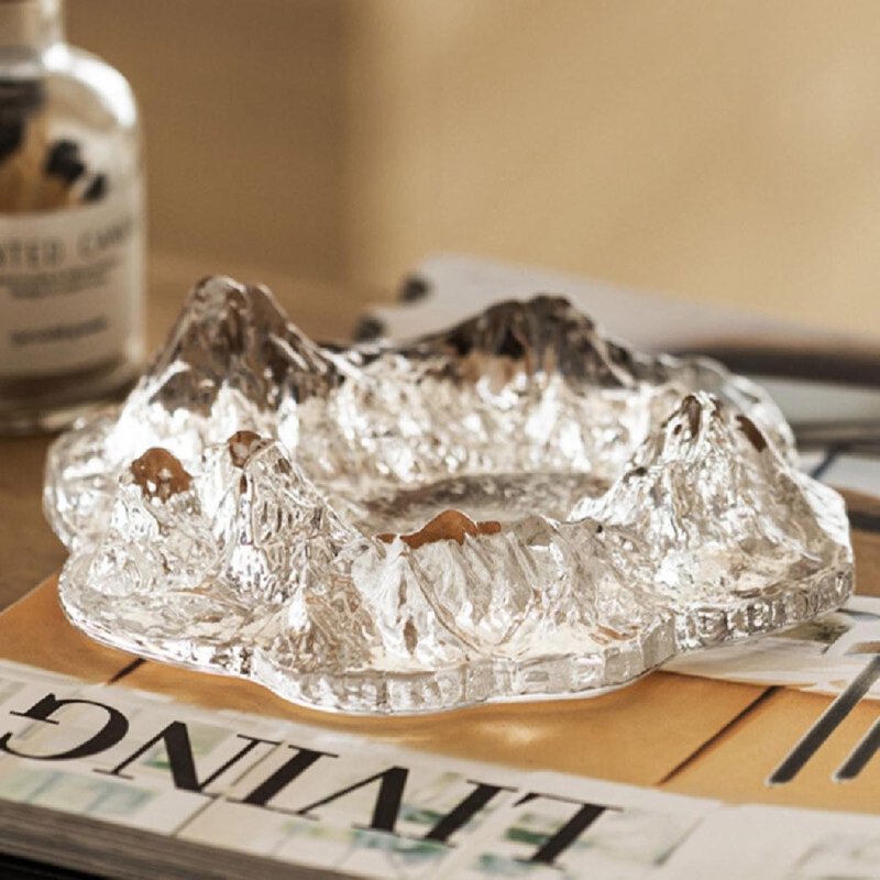 Umber Rea Glass Ashtray
