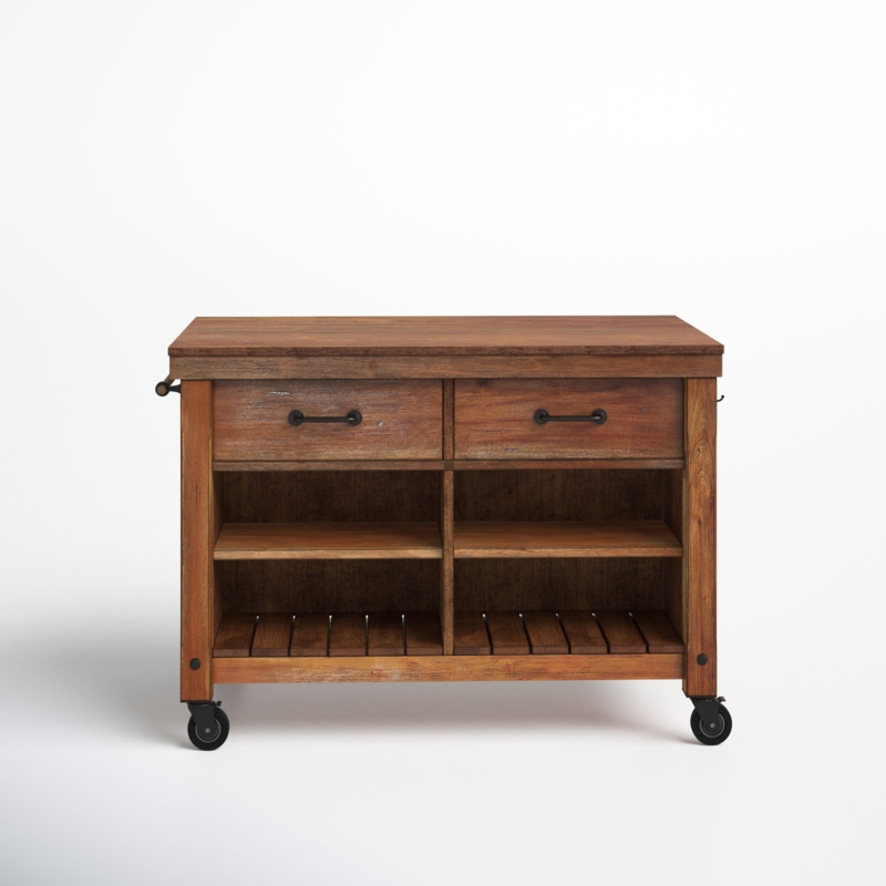 Vargas Solid Wood Kitchen Cart