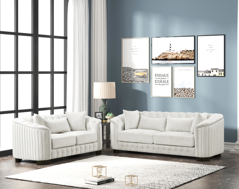 Veans 2 - Piece Velvet Living Room Set