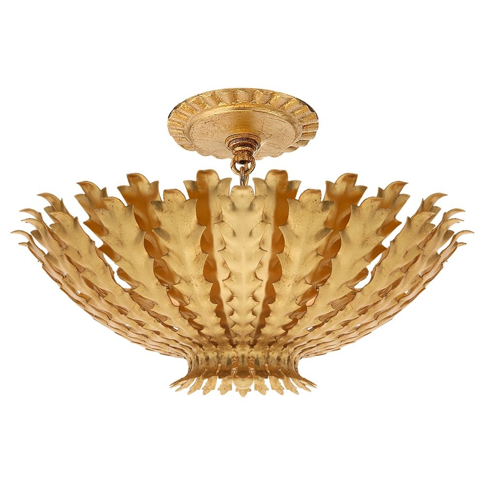 Visual Comfort Hampton Hollywood Regency Gold Chandelier - Small | Metal