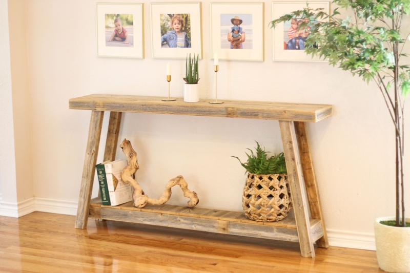 Wendie 60'' Solid Wood Console Table
