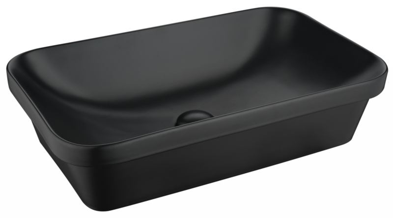 Wenty 24.5'' Chrome Rectangular Trough Bathroom Sink