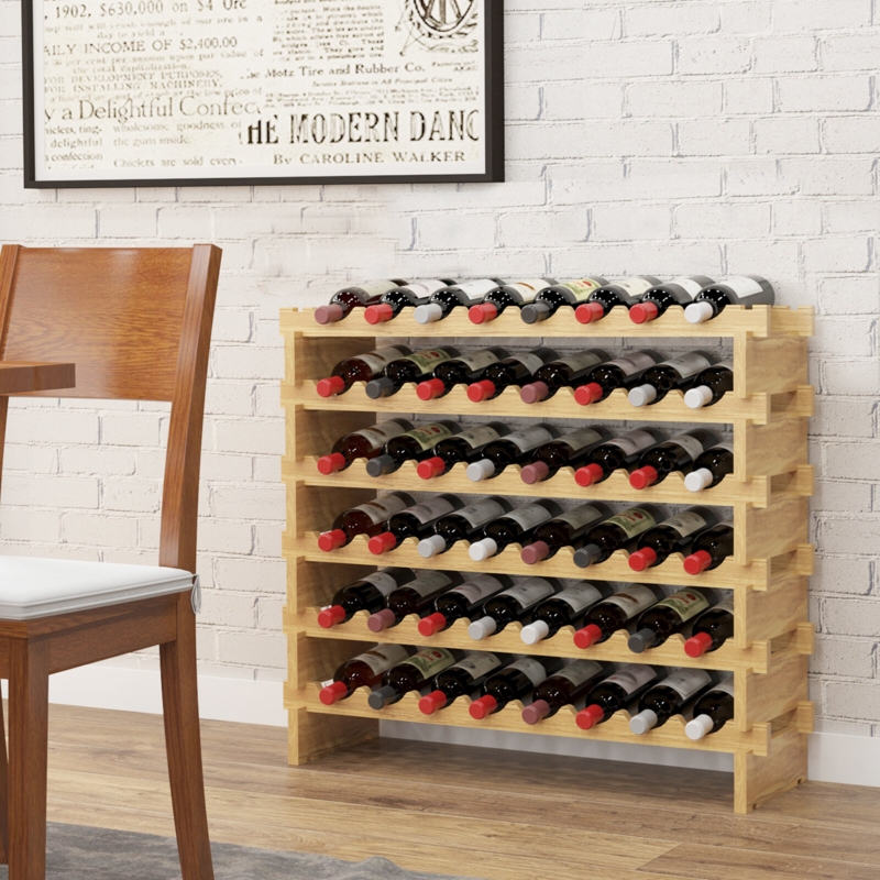 Wine Rack Bottle Rack With 6 Levels For 48 Bottles Wine Rack Wine Holder Wine Stand Bottle Stand