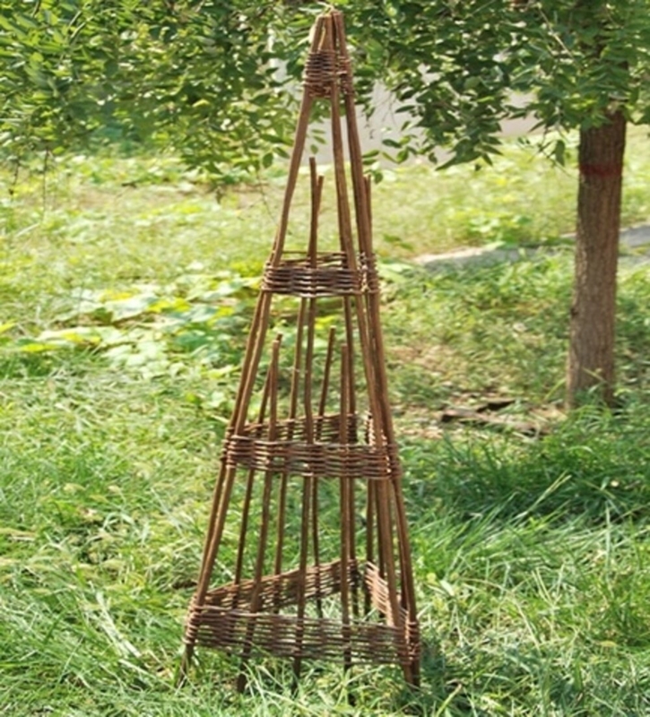 Wood Obelisk Trellis