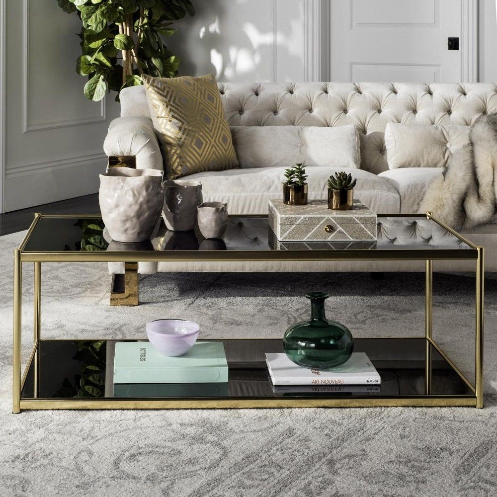 Zola Coffee Table - Gold - Safavieh.
