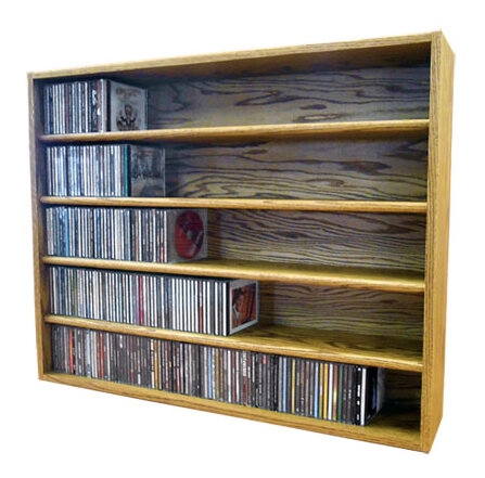 03 Series Solid Wood 30.75'' H Wall Mounted Media Storage