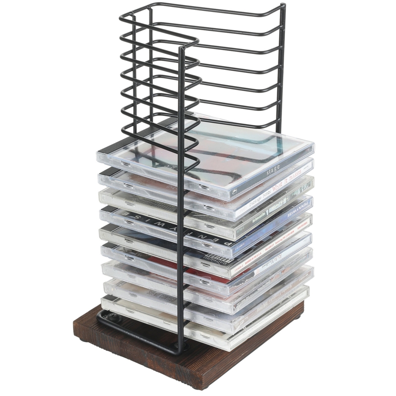 11.73'' H Media CD DVD Storage Rack