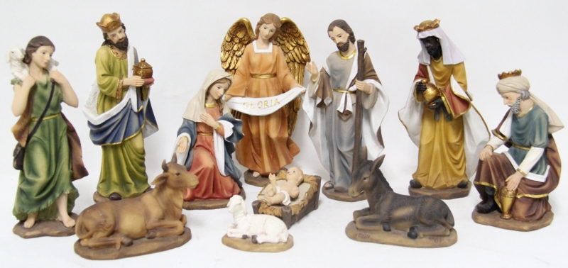 11 Piece Nativity Set