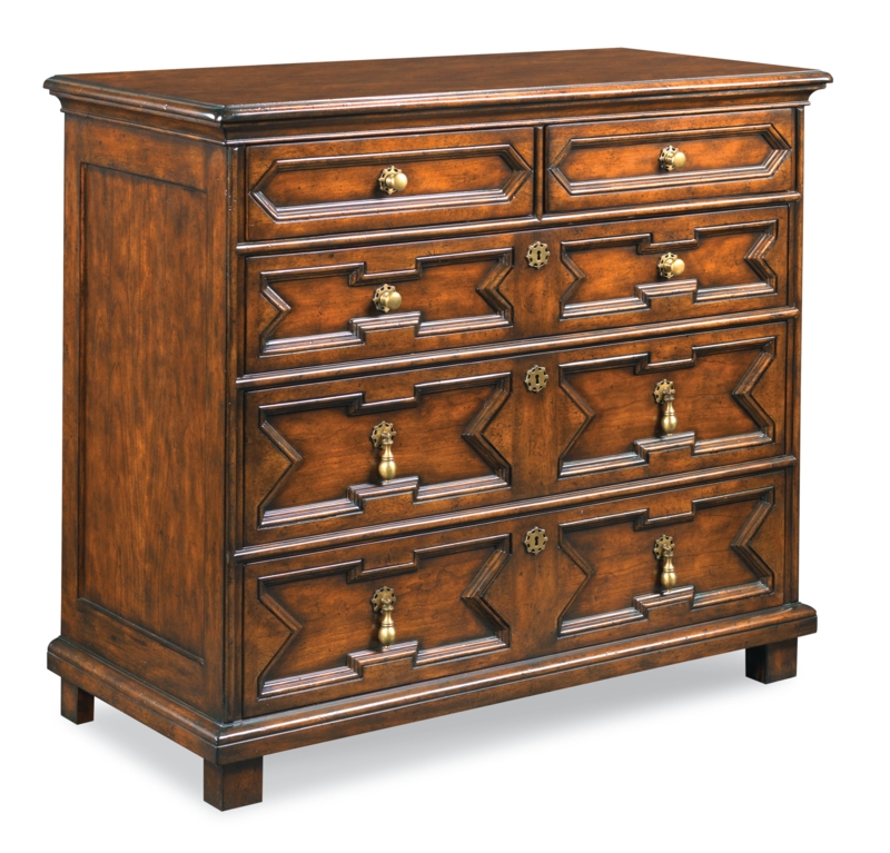 17th Century 5 Drawer Accent Chest