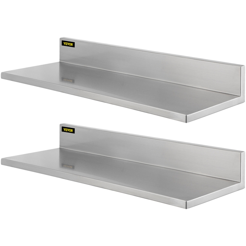 2 Piece Metal Bracket Shelf (Set of 2)