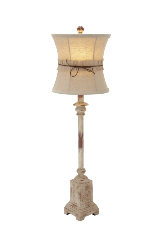 30.5" Tan Table Lamp