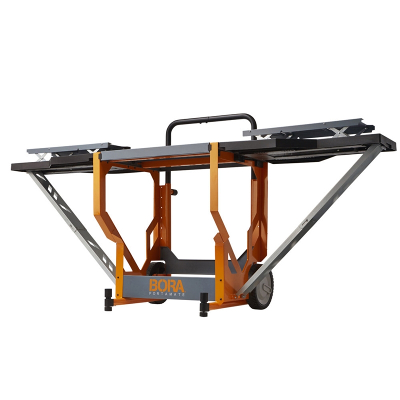 32'' W Steel Top Workbench with Wheels