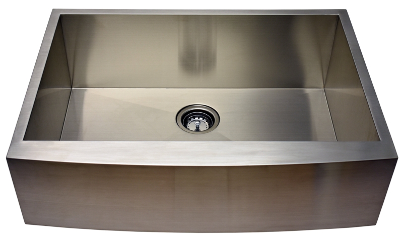 33'' L Farmhouse / Apron Single Bowl Stainless Steel Kitchen Sink